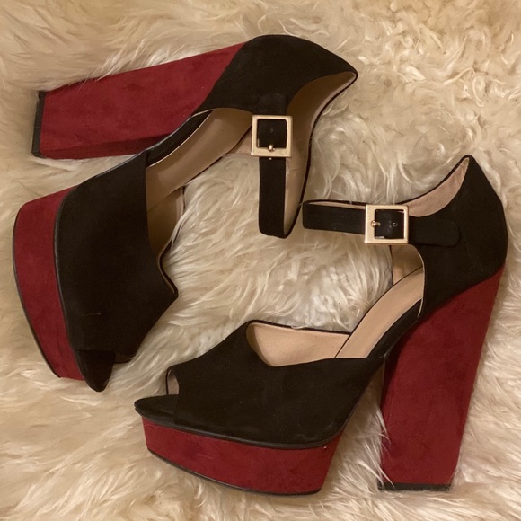 ZARA Suede Platform Heel - Picture 3 of 8